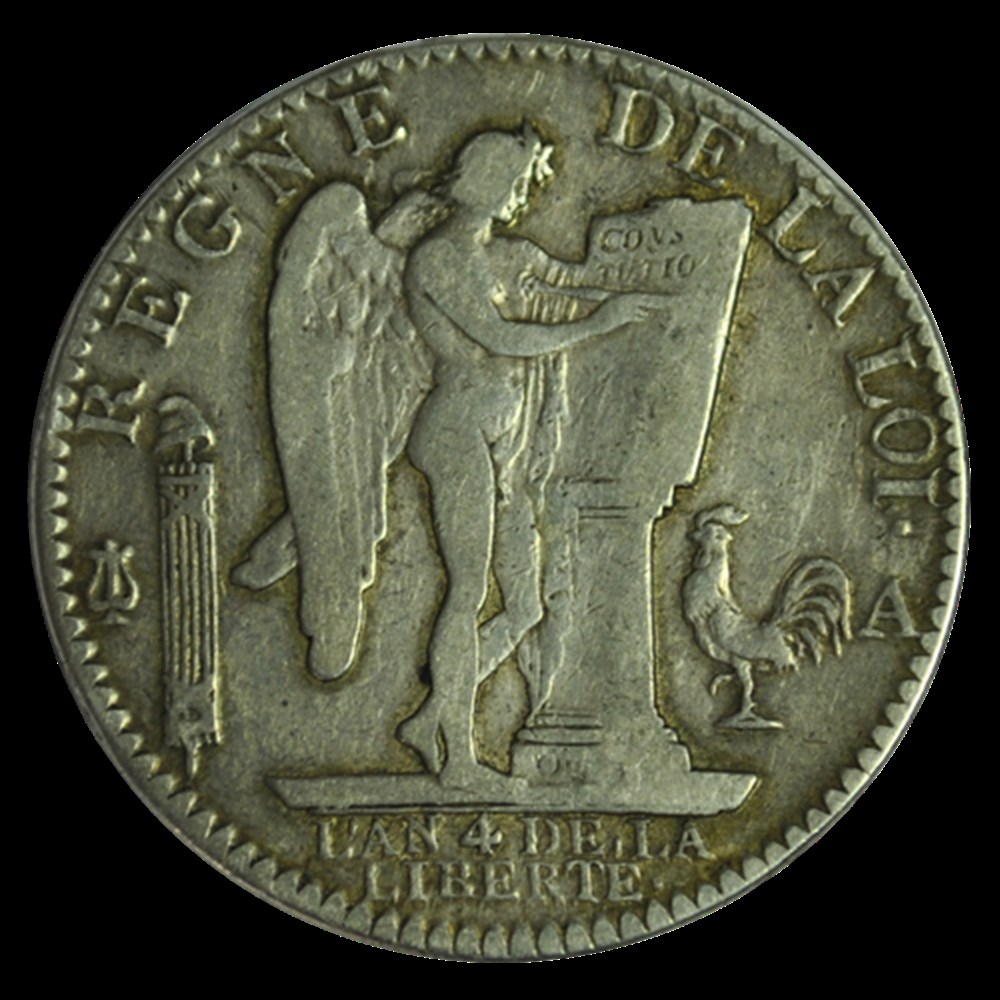 LOUIS XVI Demi-écu dit au génie, 1792 A monnaies louis xvi demi ecu dit au genie 1792 a
