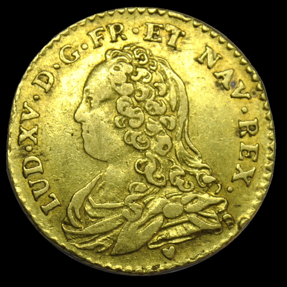 Louis XV demi-Louis d'or 1727 G monnaies louis xv demi louis or 1727 g