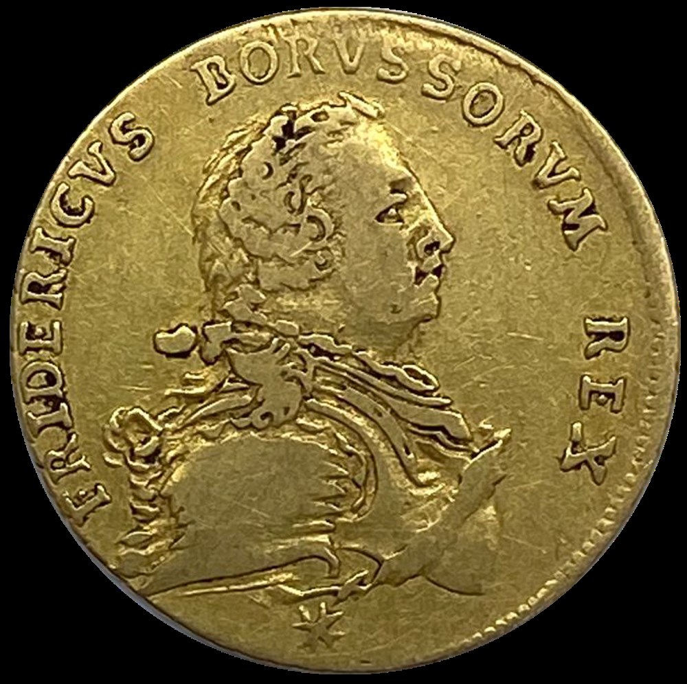 monnaies allemagne royaume de prusse frederic ii frederick d or 1751 berlin