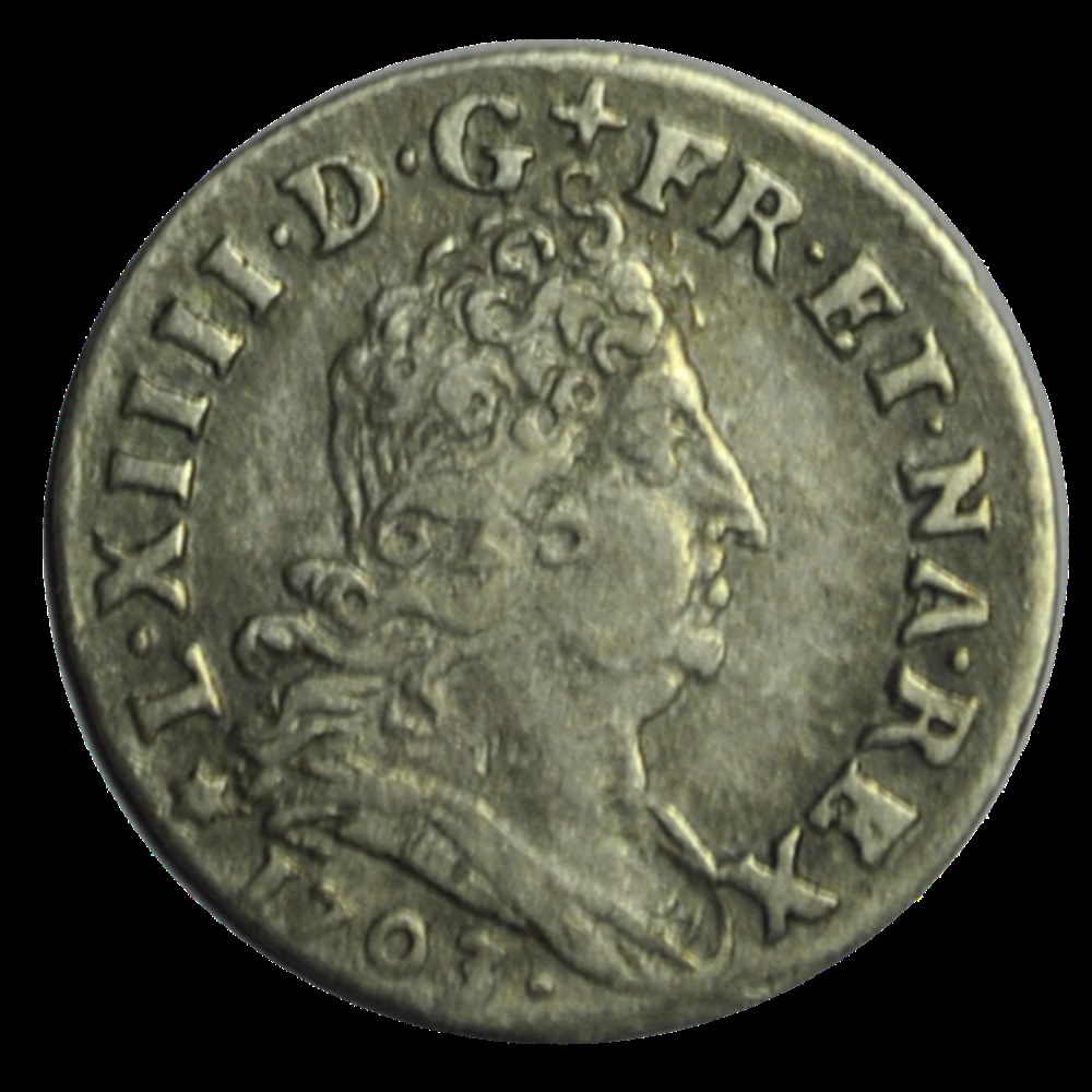 LOUIS XIV Vingt sols aux insignes 1703 BB monnaies louis xiv vingt sols aux insignes 1703 bb