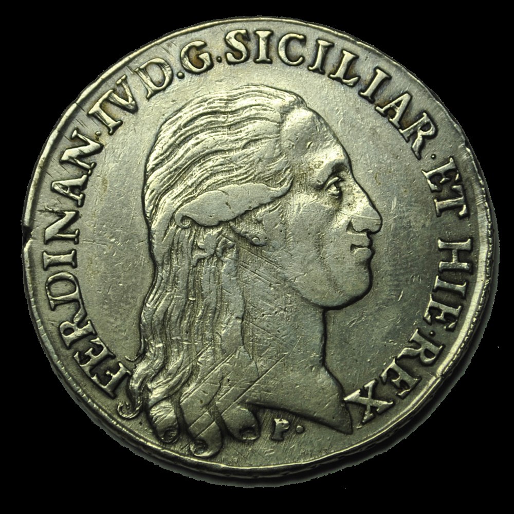 monnaies ferdinand iv 120 grana 1796 naples