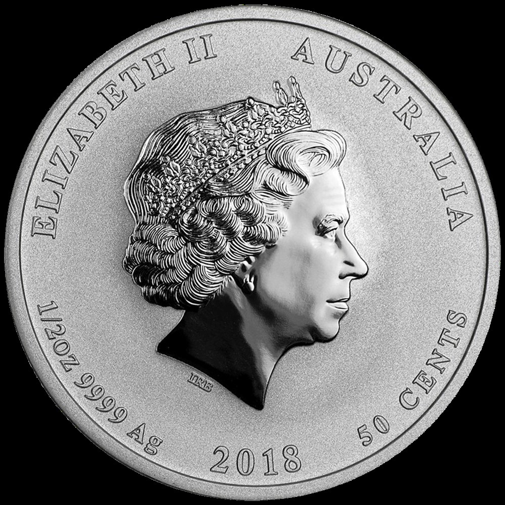 monnaies australian lunar 1 2oz argent annee du chien 2018