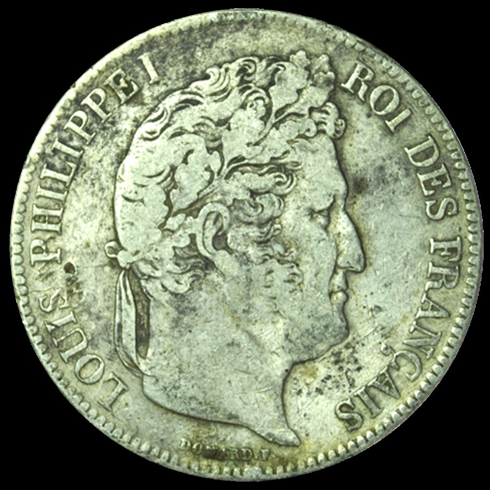 5 Francs Louis-Philippe 1836 W monnaies 5 francs louis philippe 1836 w