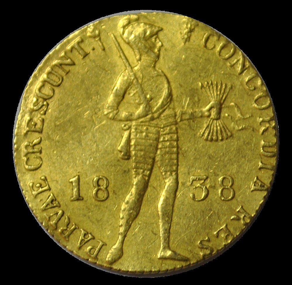 1 Ducat au chevalier 1838 Utrecht monnaies 1 ducat au chevalier 1838 utrecht