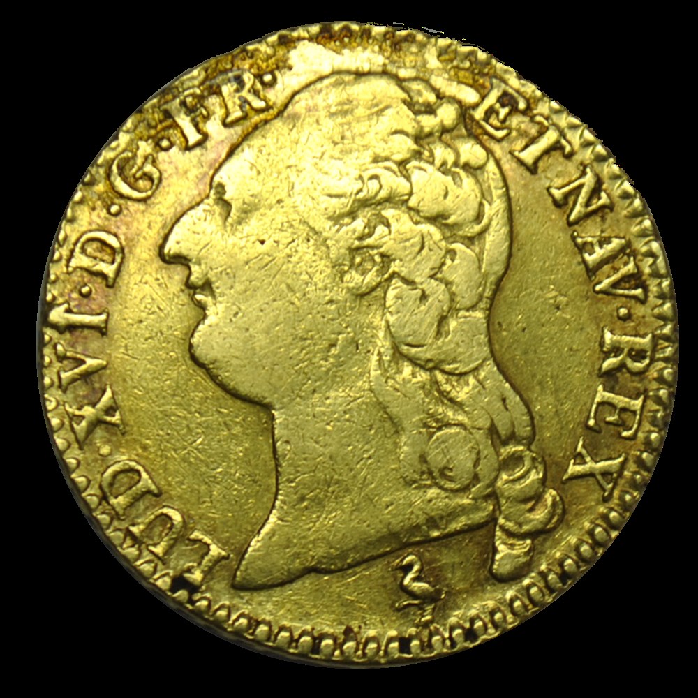 Louis XVI Louis D'Or Au Buste Nu 1786 A monnaies louis xvi louis or au buste nu 1786 a