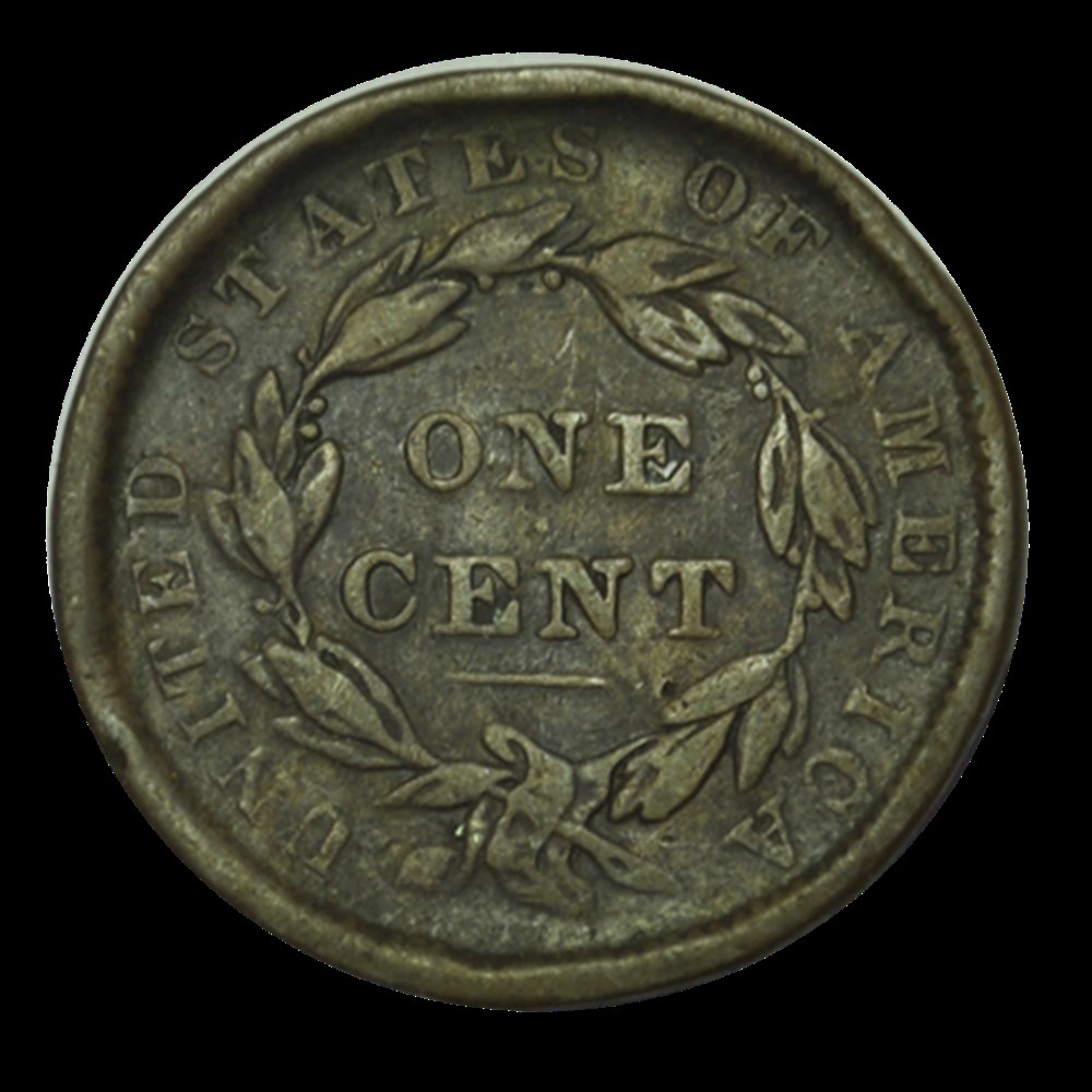 Large cent, tête à gauche 1838 Philadelphie monnaies large cent tete a gauche 1838 philadelphie