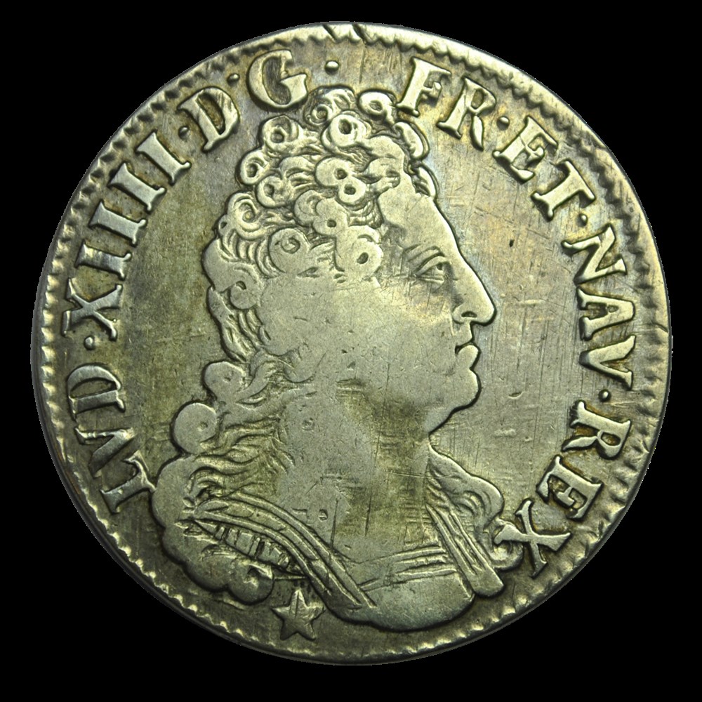 monnaies louis xiv 44 sols 1709 bb
