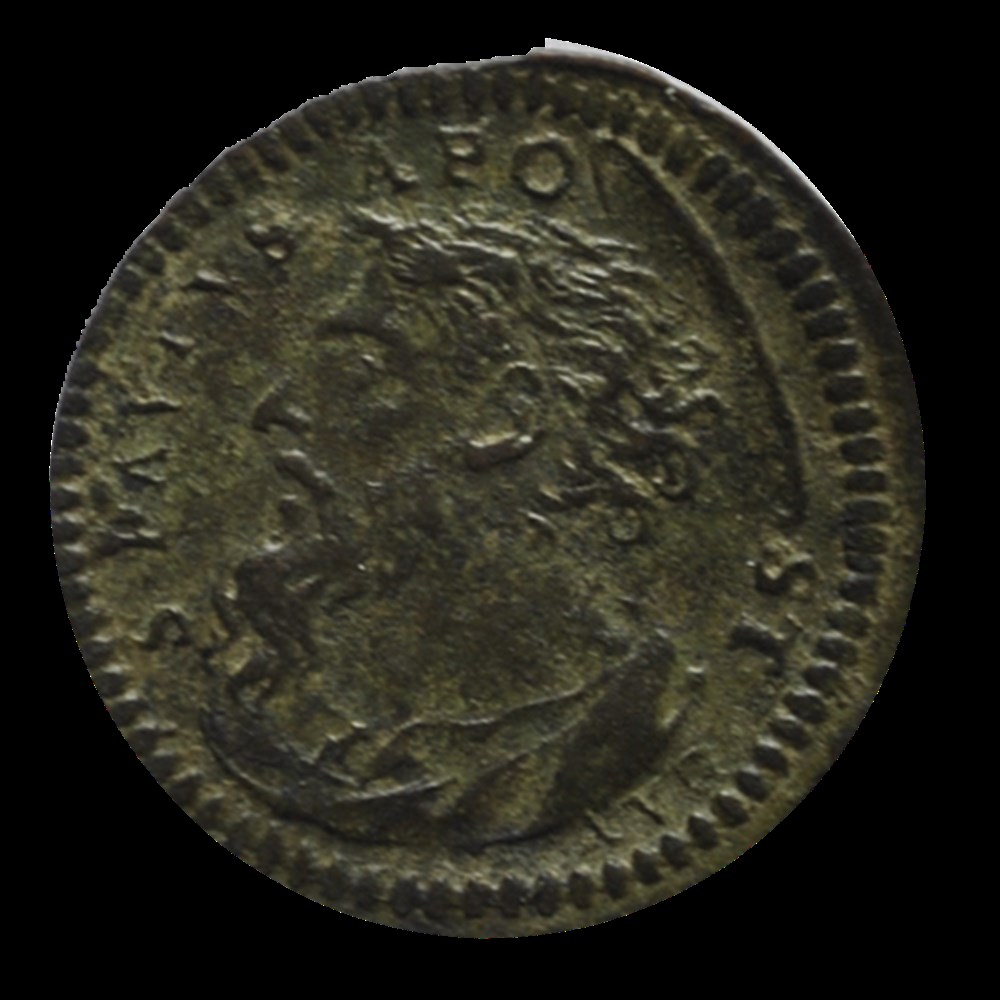 monnaies clement xi quattrino 1711 st paul
