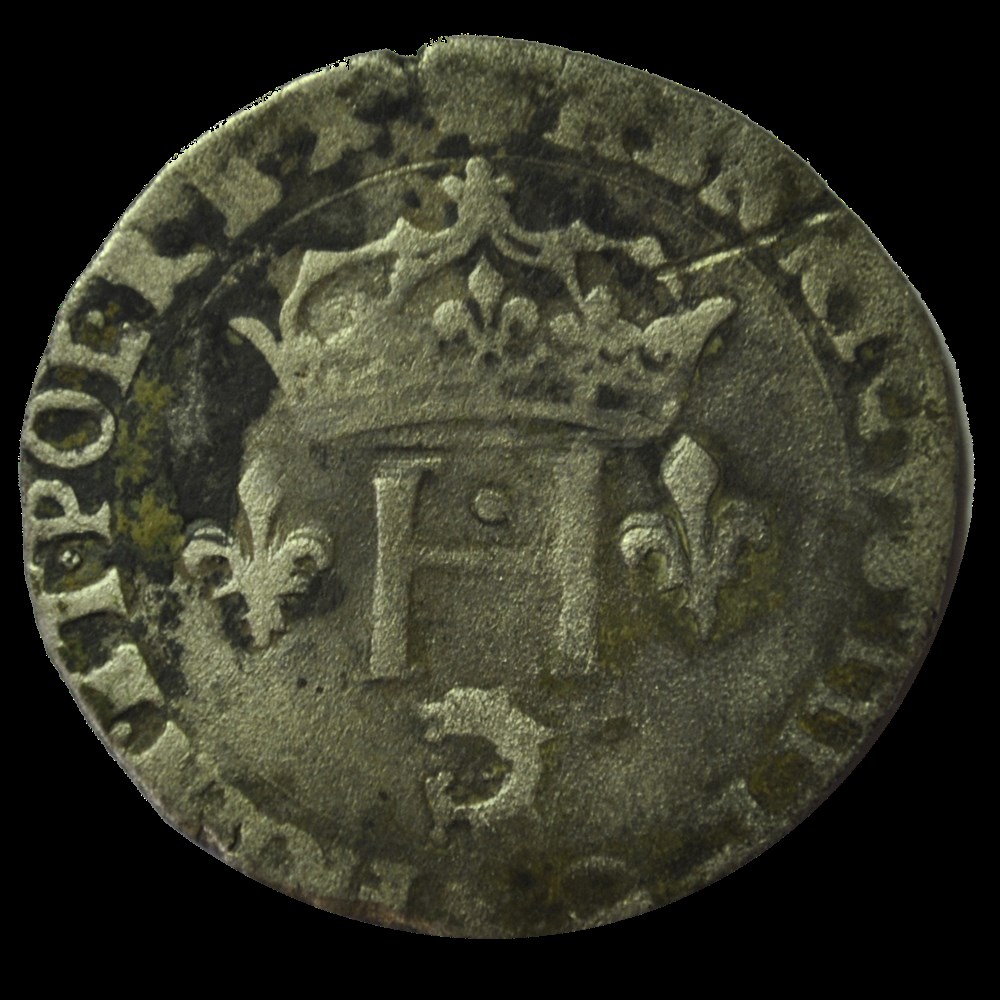 monnaies henri iii double sol parisis du dauphine 1580 z