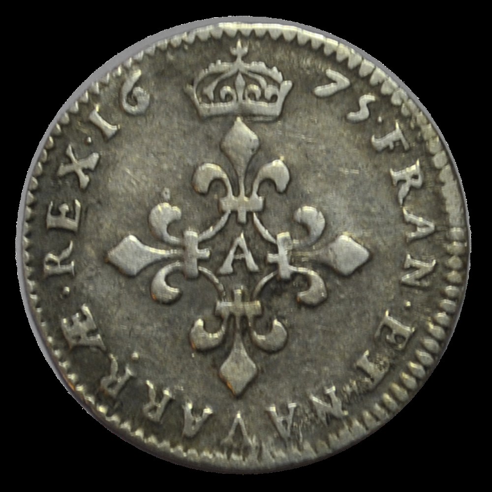 Louis XIV 4 sols 1675 A monnaies louis xiv 4 sols 1675 a