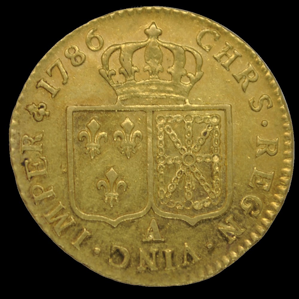 Louis XVI Louis D'or 1786A monnaies louis xvi louis or 1786a