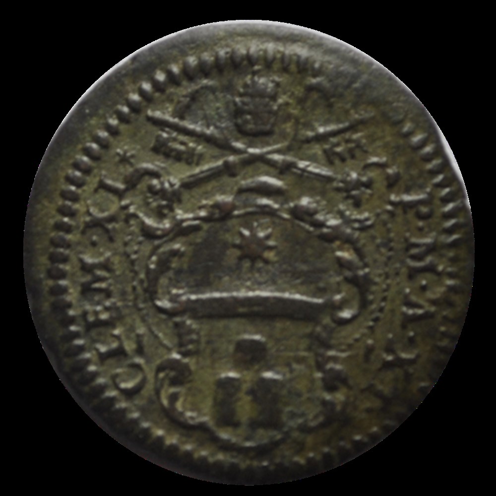 monnaies clement xi quattrino 1711 st paul