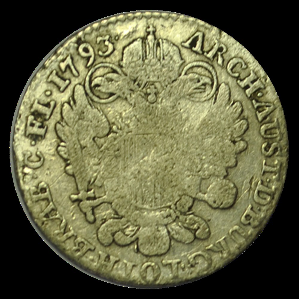 14 Liards Autrichiens François II, armes 1793 monnaies 14 liards autrichiens francois ii armes 1793