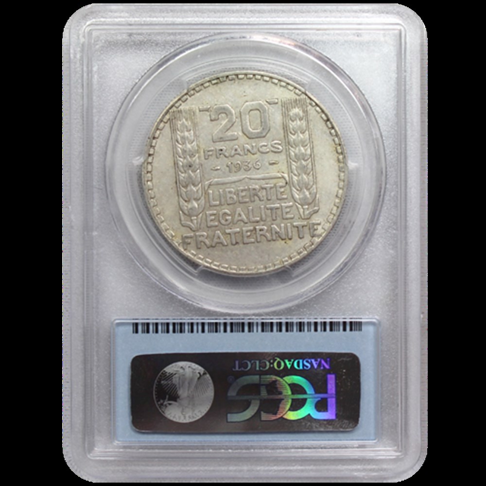 20 Francs Turin 1936 monnaies 20 francs turin 1936
