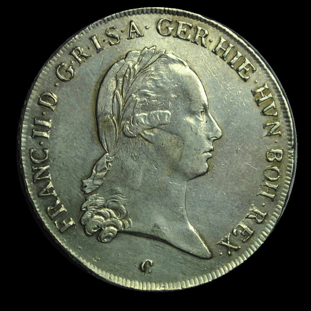 monnaies pays bas autrichiens francois ii thaler 1797 c
