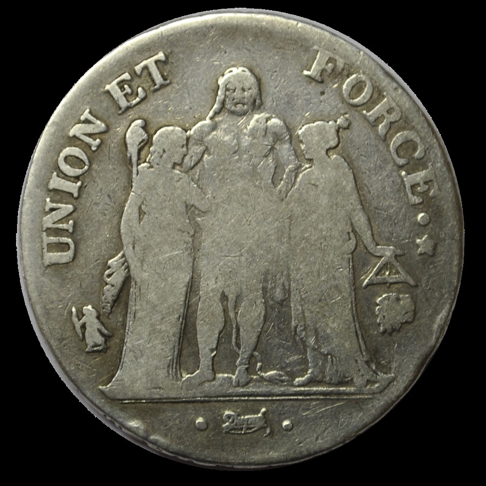 Union et Force 5 francs 1800 L monnaies union et force 5 francs 1800 l