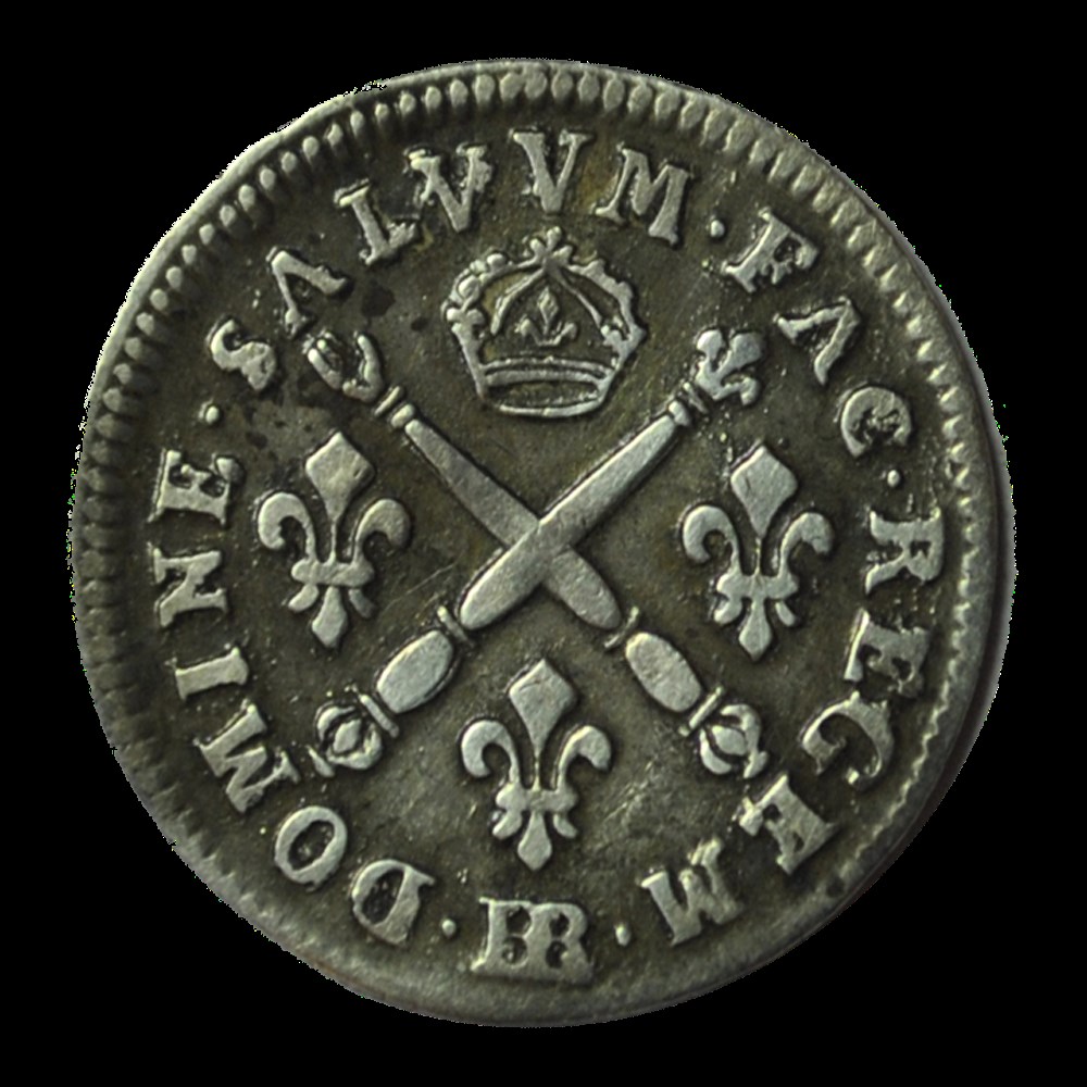 Louis XIV 5 sols aux insignes 1703 BB monnaies louis xiv 5 sols aux insignes 1703 bb
