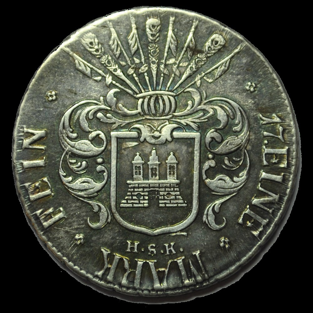Hambourg 32 schilling 1809 HSK monnaies hambourg 32 schilling 1809 hsk