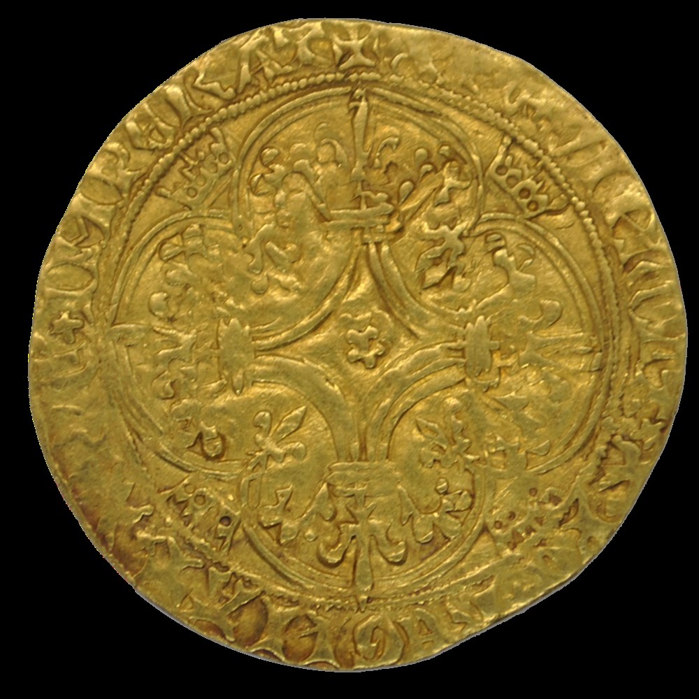 Charles VI Écu d'or à la couronne monnaies charles vi ecu or a la couronne