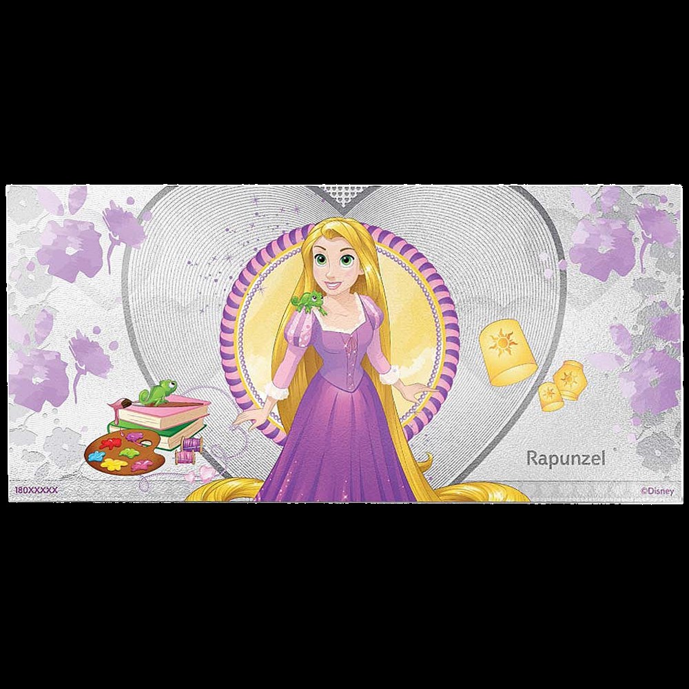 Princesse Disney - Raiponce Billet Argent monnaies princesse disney raiponce billet argent