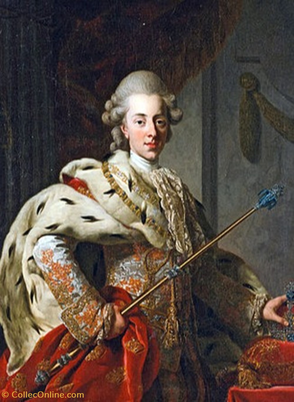 Christian VII - Bookmark monnaies monde danemark christian vii bookmark