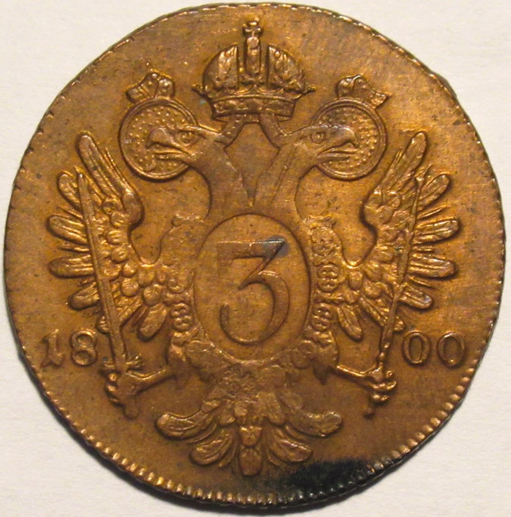 Franz II - 3 Kreuzer 1800 Kremnica, Austrian Empire monnaies monde autriche franz ii 3 kreuzer 1800 kremnica austrian empire