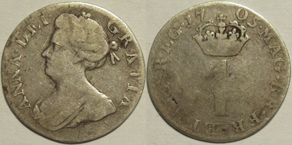 Anne - 4 Pence, 1705 - Kingdom of Great Britain and Ireland monnaies europe medievale royaume angleterre anne 4 pence 1705 kingdom of great britain and ireland