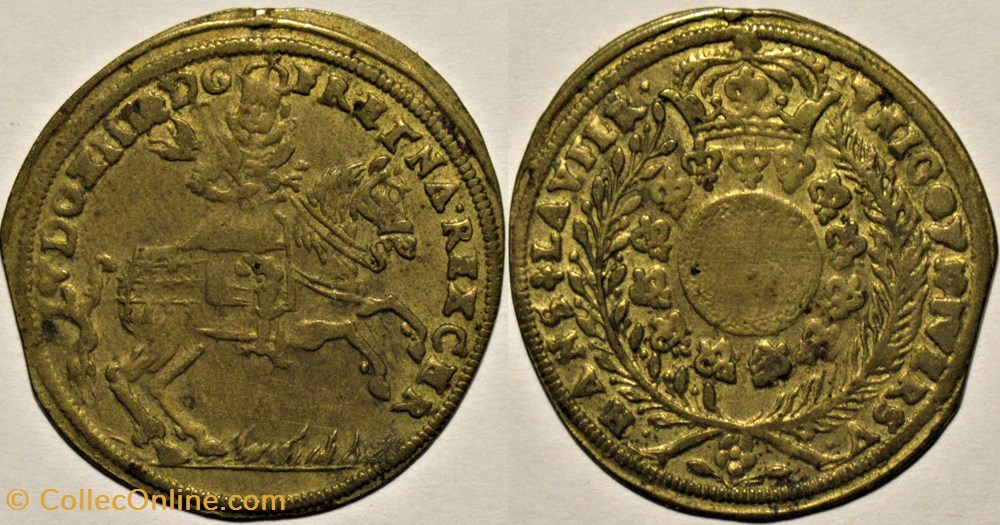 Louis XIII - c.1620, Jeton de compte - par Hans Lauffer, Rechenpfennig, Nürnberg monnaies paranumismatique jetons poids louis xiii c 1620 jeton de compte par hans lauffer rechenpfennig nurnberg