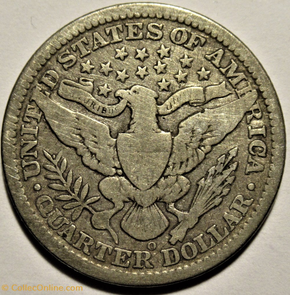 1908 New Orleans Quarter $ (ex.2) monnaies monde etats unis 1908 new orleans quarter ex 2
