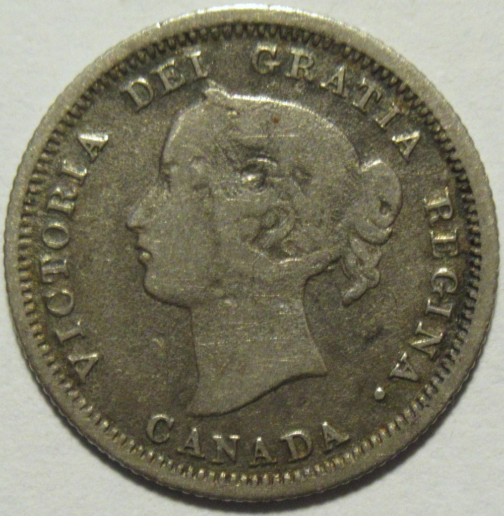 Victoria - 5 Cents 1858 monnaies monde canada victoria 5 cents 1858