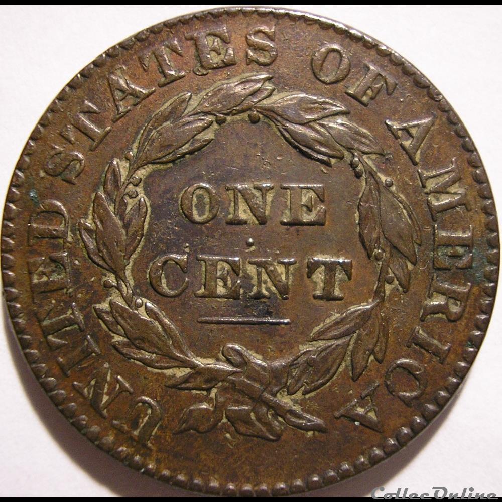 1831 One Cent monnaie monde etat uni 1831 one cent
