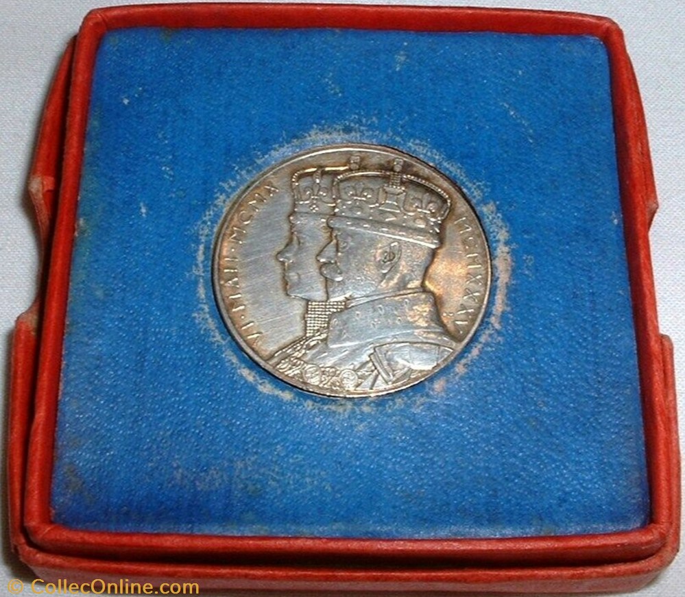 medaille royaume uni george v mary 1935 official silver jubilee medal uk