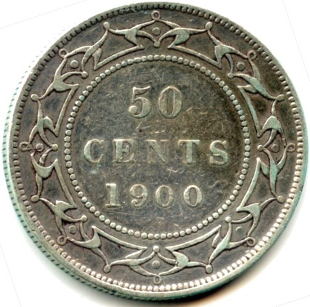 Victoria - 50 Cents 1900 Newfoundland monnaies monde canada victoria 50 cents 1900 newfoundland