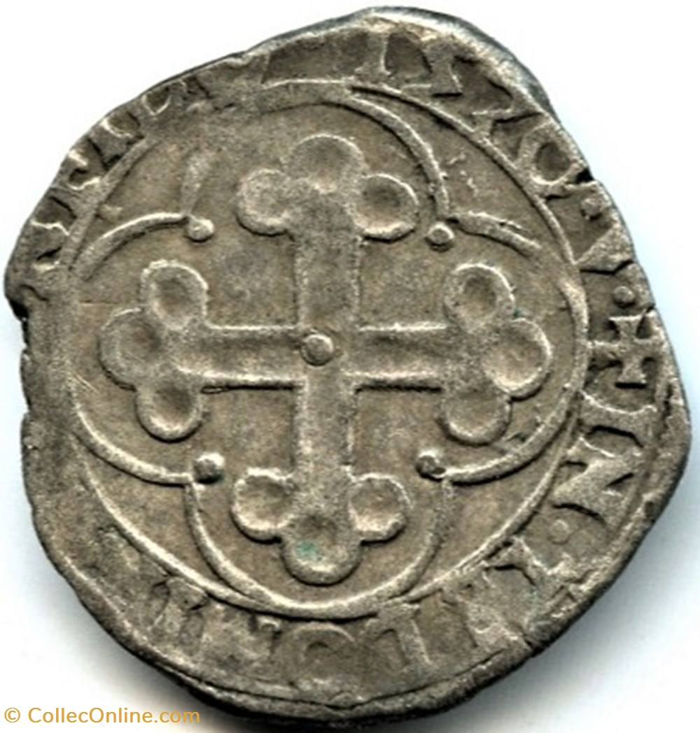 monnaies europe medievale france feodales 1570 duche de savoie 1 soldo vercelli emanuele filiberto