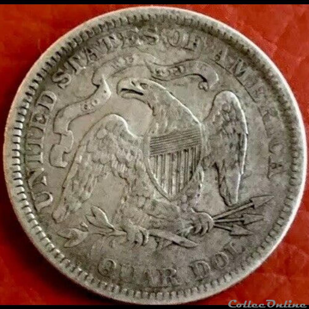 1891 Quarter Dollar - 25 Cents monnaie monde etat uni 1891 quarter dollar 25 cents
