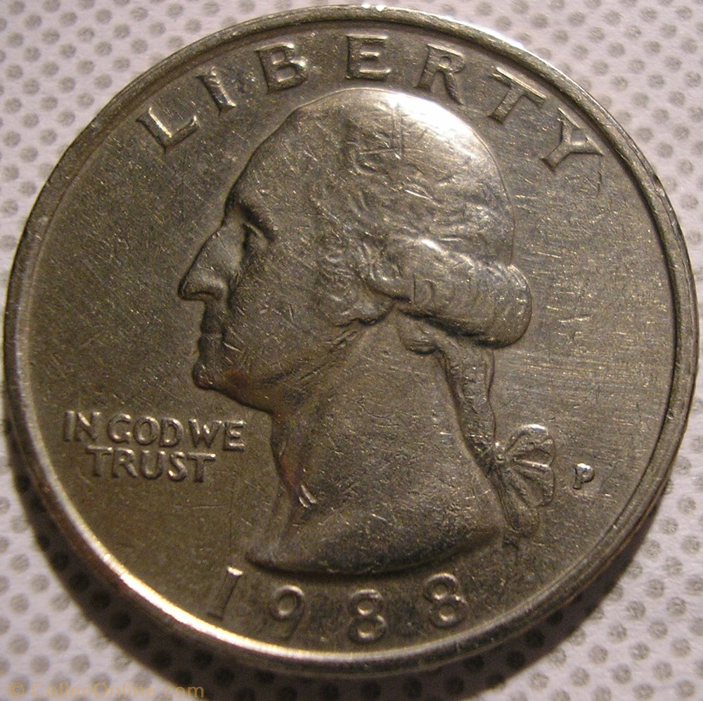 1988 P Quarter Dollar - Monedas - Mundo - Estados Unidos - Quarters