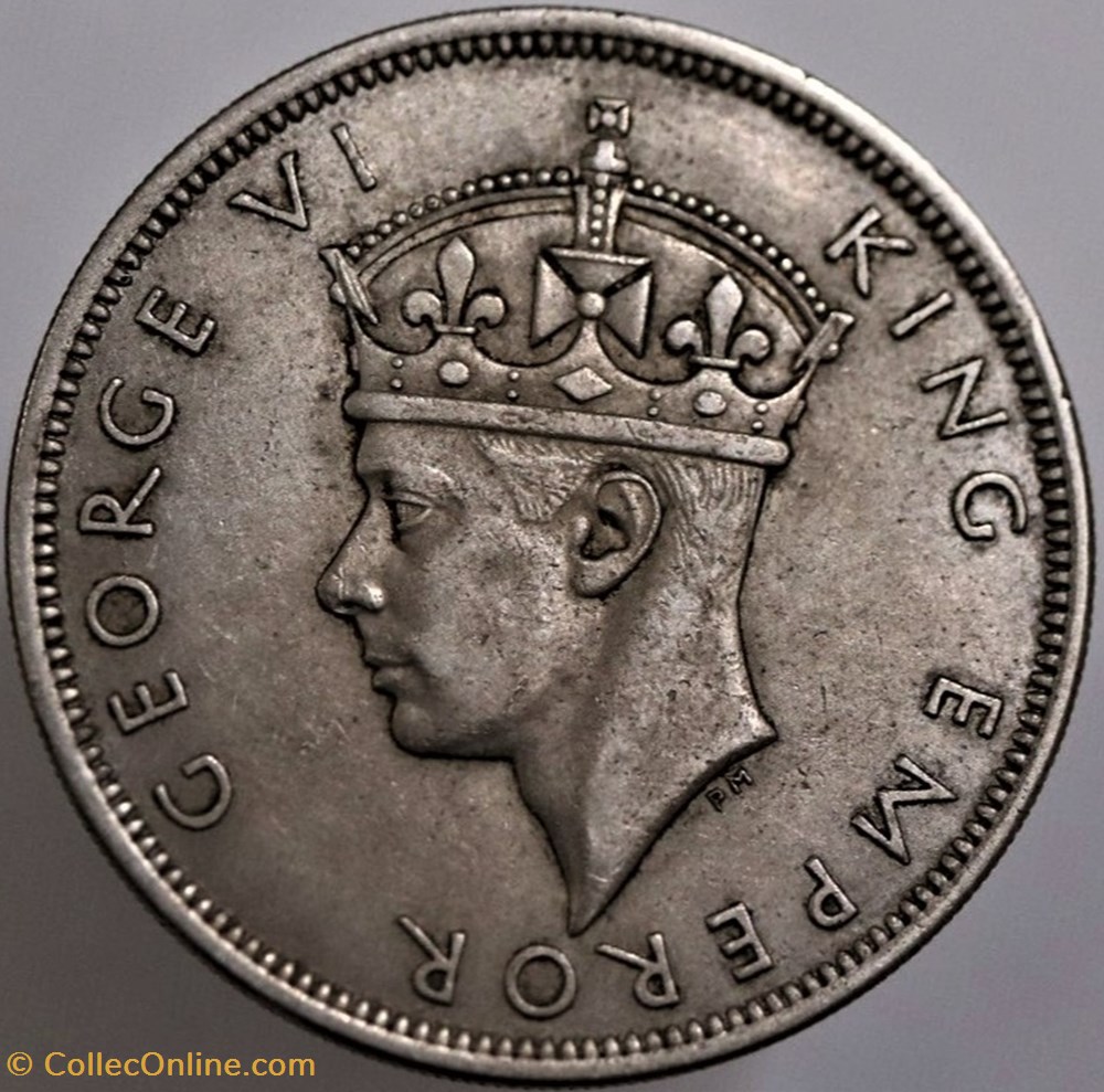 George VI - Half Crown 1947 - Southern Rhodesia 2 monnaie monde zimbabwe george vi half crown 1947 southern rhodesia