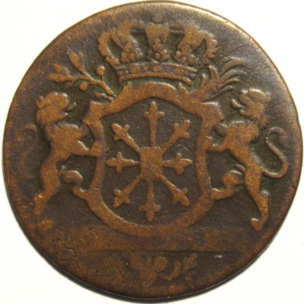 Friedrich II the Great - 1/4 Stüber 1754 Kleve, Kingdom of Prussia monnaies europe medievale saint empire romain germanique friedrich ii the great 1 4 stuber 1754 kleve kingdom of prussia