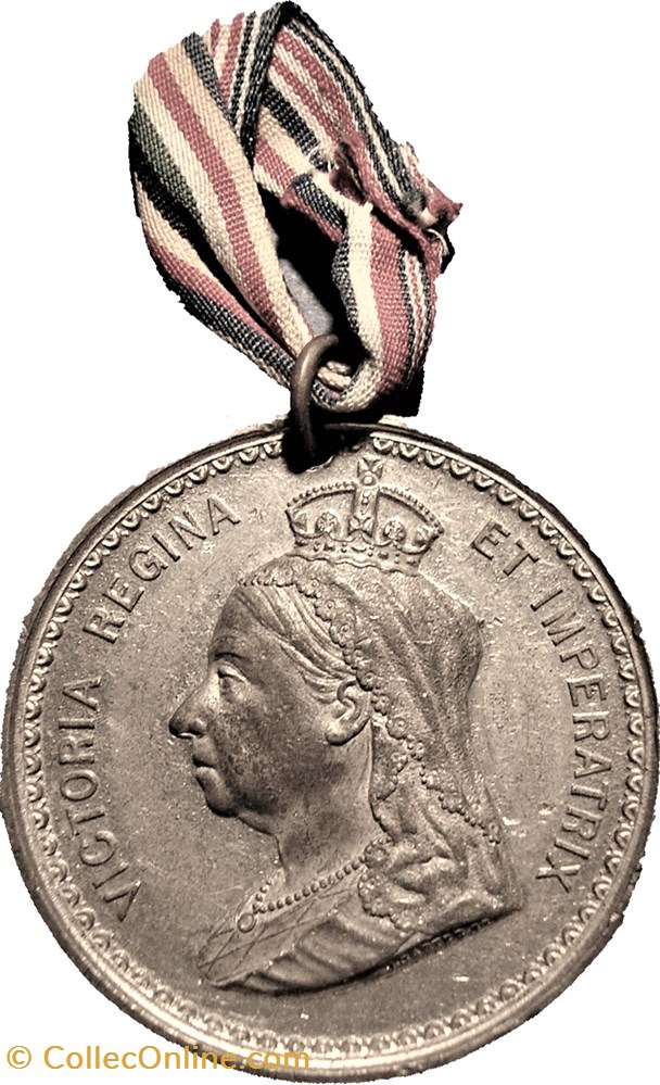 Victoria - 1897 Diamond Jubilee Medal, Coventry, England 4 medaille royaume uni victoria 1897 diamond jubilee medal coventry england