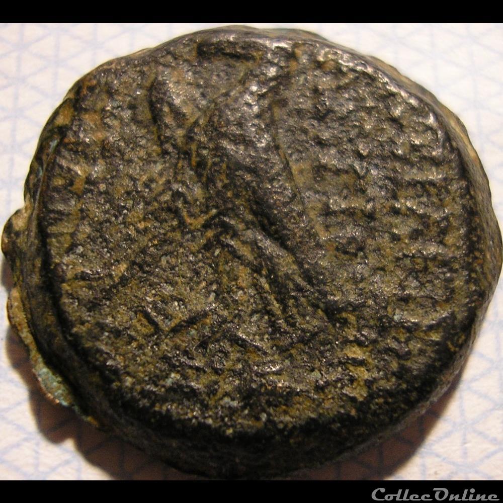 Antiochos VIII Grypos - AE18 BC. 121-96 / Eagle monnaies antiquite av jc ap grecques antiochos viii grypos ae18 bc 121 96 eagle