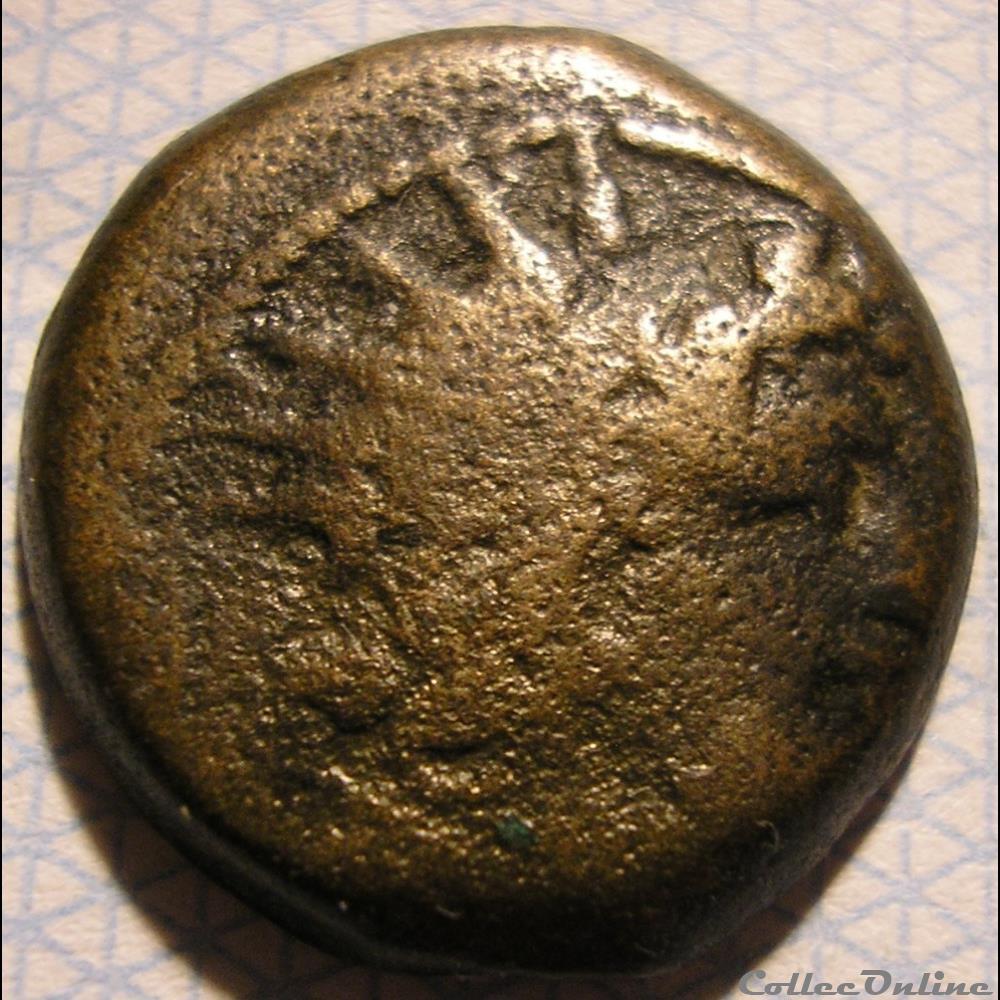 Antiochos VIII Grypos - Æ17 - BC. 121-96 monnaies antiquite av jc ap grecques antiochos viii grypos 17 bc 121 96