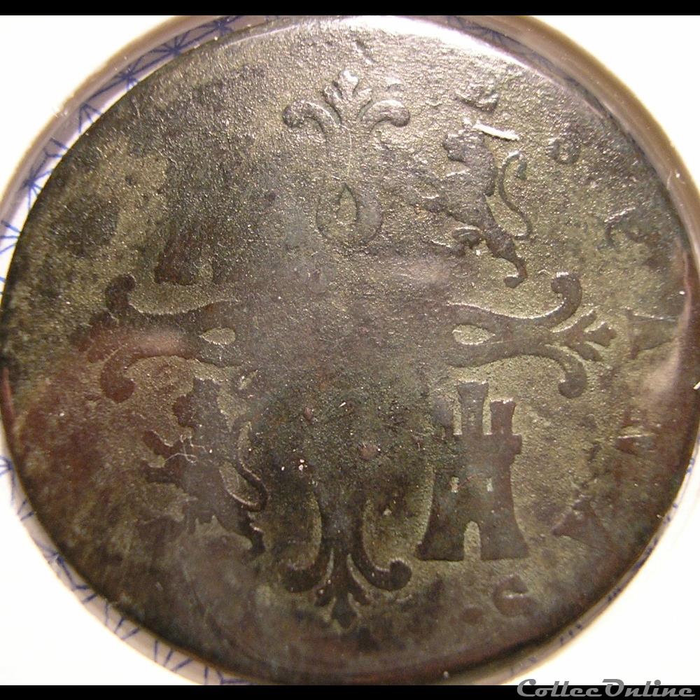 Napoléon Ier - Sou Marqué - Saint-Domingue 1808-1809 2 monnaie france colony napoleon ier sou marque saint domingue 1808 1809