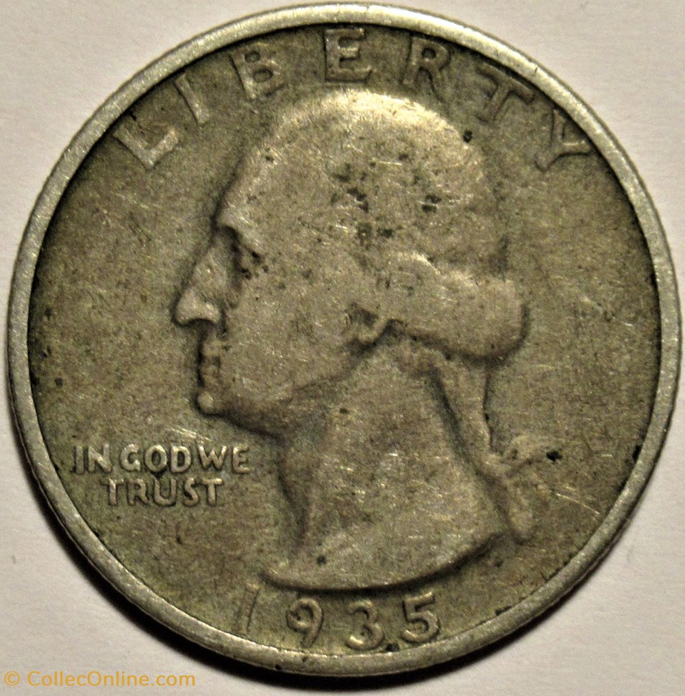 monnaies monde etats unis 1935 san francisco quarter dollar