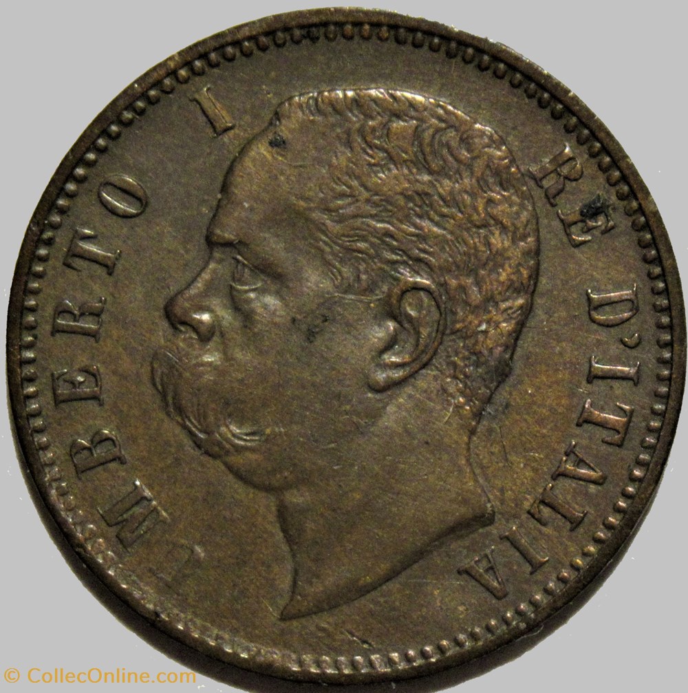 1897 Regno d'Italia, 2 Centesimi, Roma - Umberto I 2 monnaies monde italie 1897 regno italia 2 centesimi roma umberto i