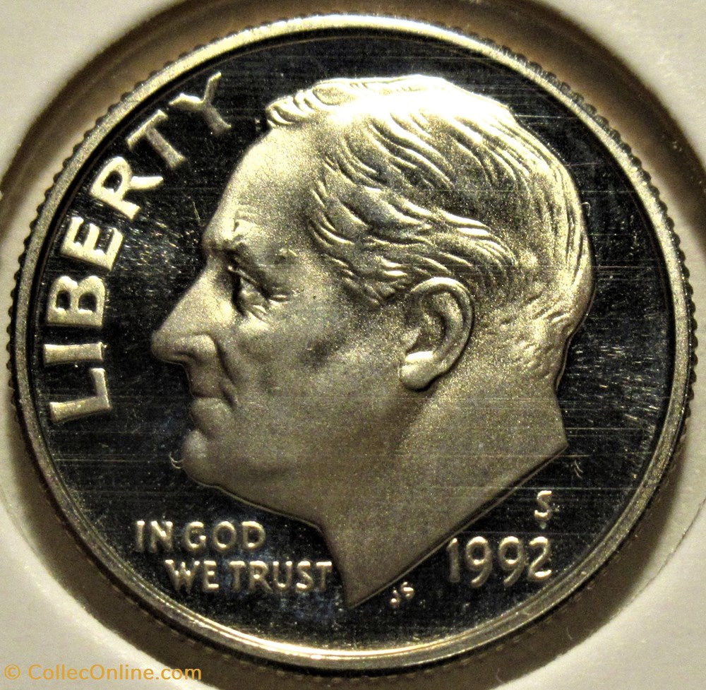 1992 San Francisco Dime 3 monnaies monde etats unis 1992 san francisco dime