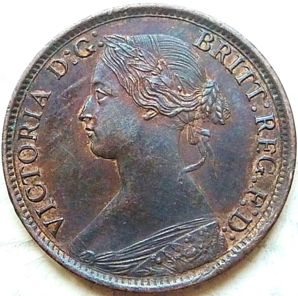Victoria - One Farthing 1862 - Kingdom of Great Britain monnaies monde royaume uni victoria one farthing 1862 kingdom of great britain