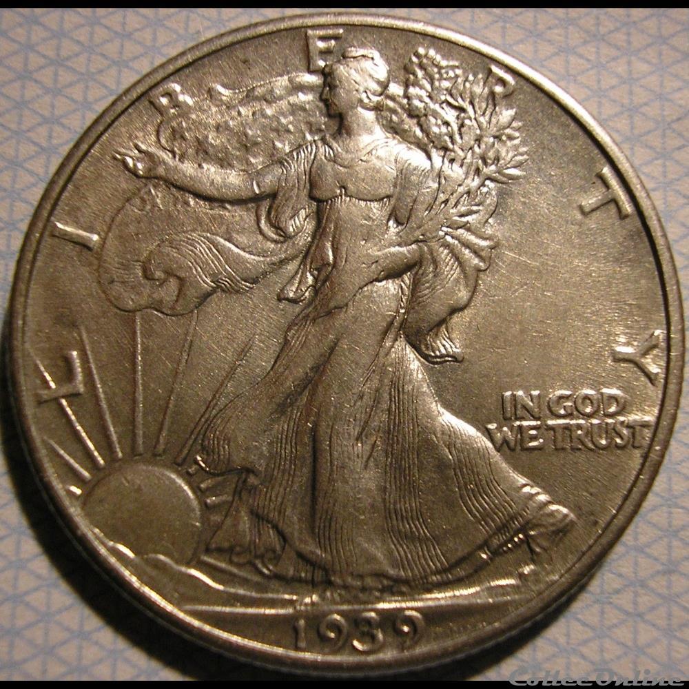 1939 Half Dollar monnaie monde etat uni 1939 half dollar