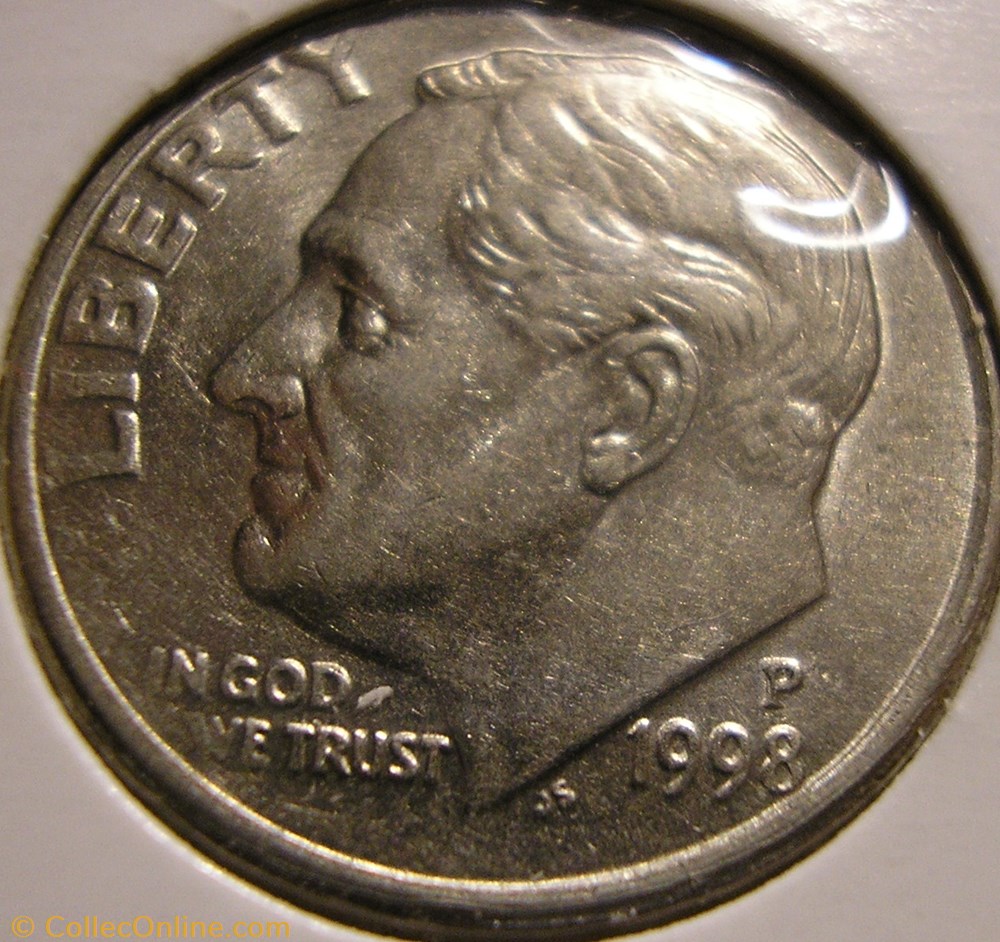 1998 Dime monnaies monde etats unis 1998 dime