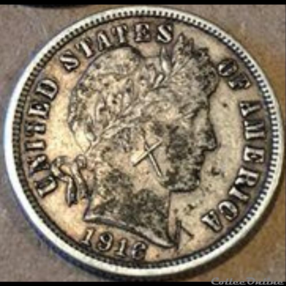 1916 Dime