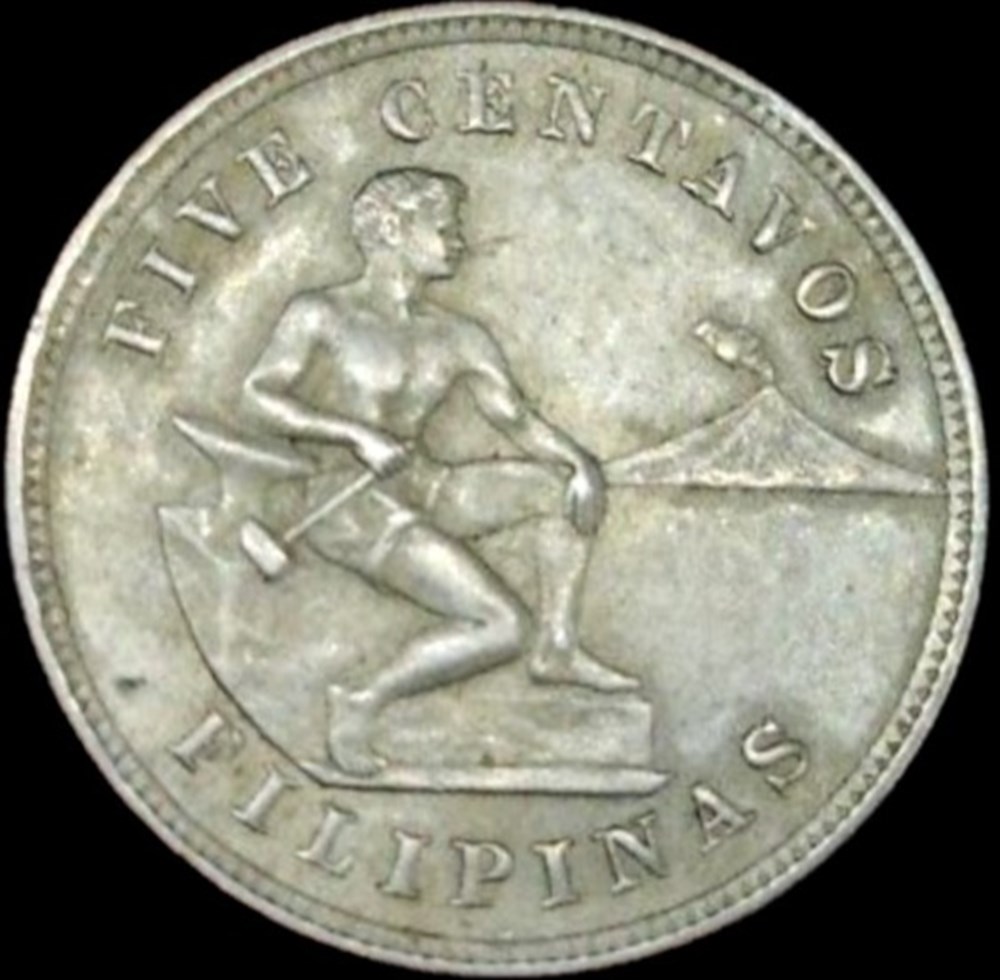 1903 Manila, 5 Centavos - Philippines U.S. Administration monnaies monde 1903 manila 5 centavos philippines u s administration